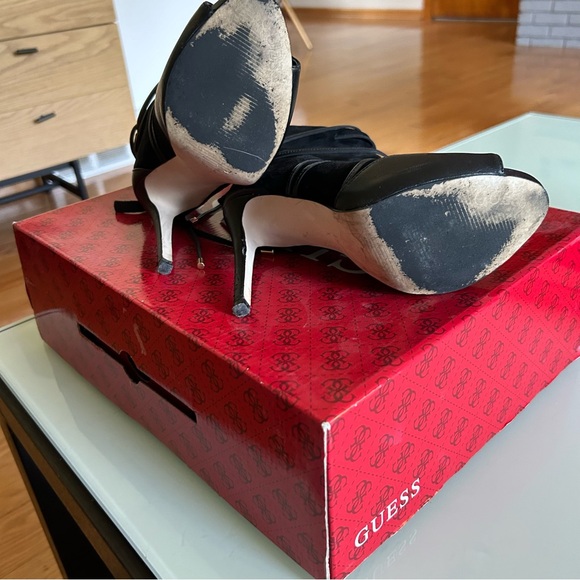 Open toes Guess Ankle Boots 5 1/2 M. - Picture 3 of 5